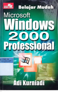 Image of Belajar mudah microsoft windows 2000 professional