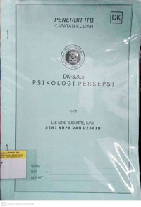 Image of DK-32C5 Psikologi persepsi
