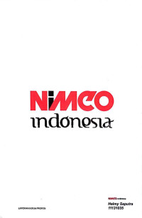 Image of Laporan Kerja Profesi: Nimco Indonesia